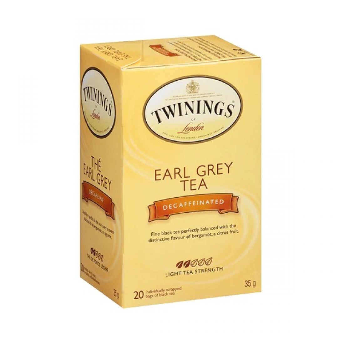 Twinings Earl Grey Decaffeinated Tea 20 bags